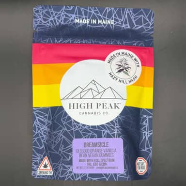 High Peak | Full Spectrum Gummies | Blood Orange Vanilla | 200mg