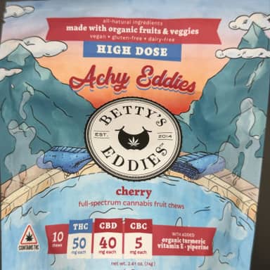 Betty's Eddies | Fruit Chews | Cherry | 500mg