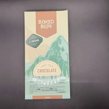 Baked Bliss | Chocolate Bar | Milk | 2000mg
