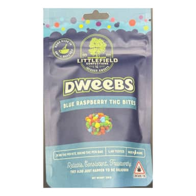 Littlefield Confections | Dweebs | Blue Raspberry | 600mg