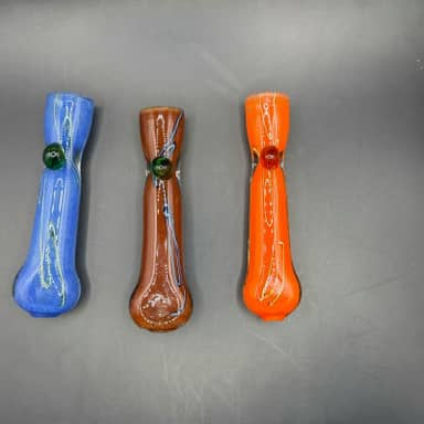 Glass Chill Taster Chillum Pipe
