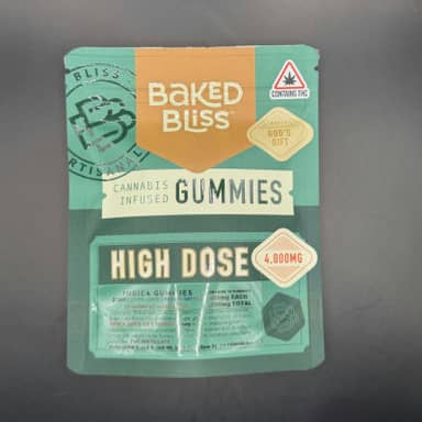Baked Bliss | Indica Gummies | Assorted Flavors | 4000mg
